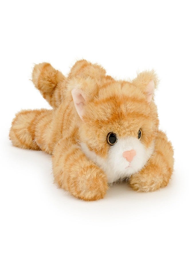 PEACH CAT Cat Stuffed Animal Cute Plushies Small Plush Toys Gifts for Kids Orange - Image 1